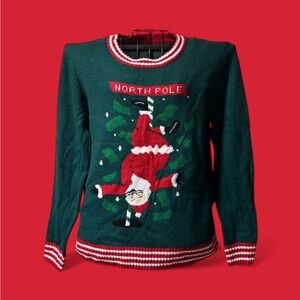 Tipsy Elves ~Christmas Sweater ~Santa Clause~Unisex ~Women’s Large ~Men’s Medium
